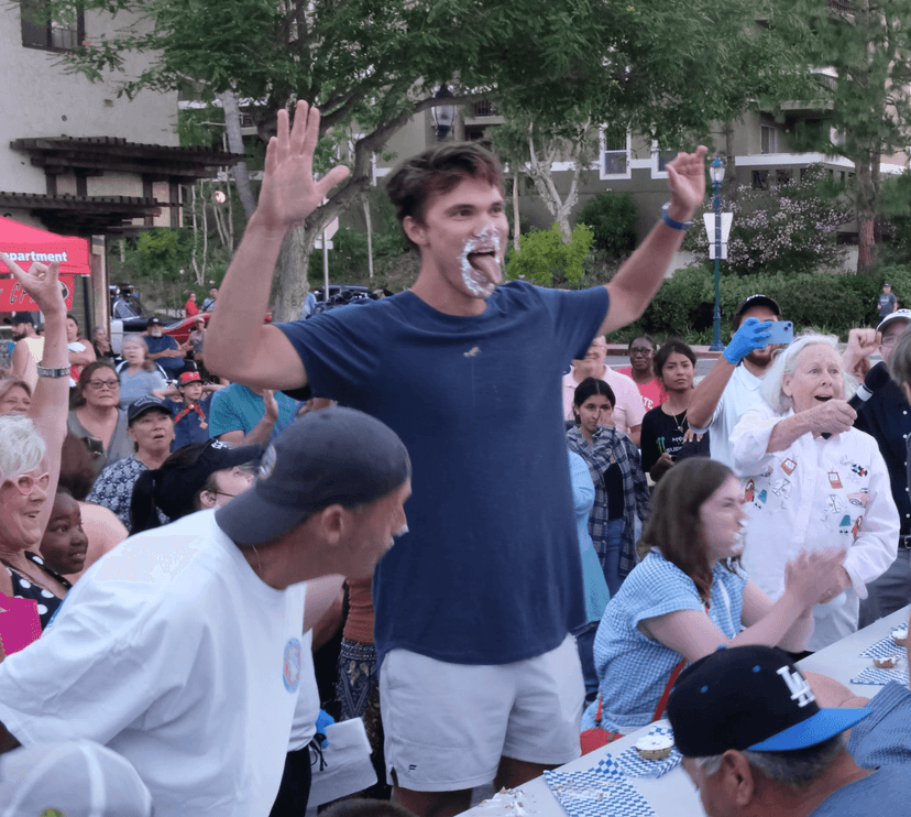 Pie Eating Champ